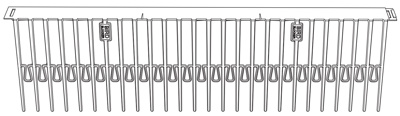 BirdBlocker H=125mm (60 x 0,5mtr + 250 clips) BirdBlocker H = 125mm(60 x 0,5mtr + 250夹)