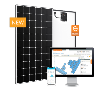 Sunpower MAX5-415 AC Series Mono/White SunPower Max5-415 AC系列单/白色